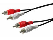 Phonokabel - 2 x RCA han til 2 x RCA han, HQ (15m)