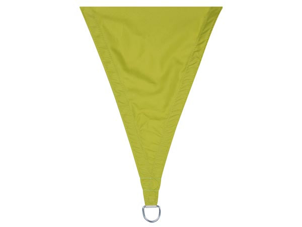 Trekantet solsejl - 5 x 5 x 5m, LIME GRØN