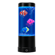 Fiskelampe RGB 23cm høj - Ø9 cm (perfekt til børn og barnlige sjæle)