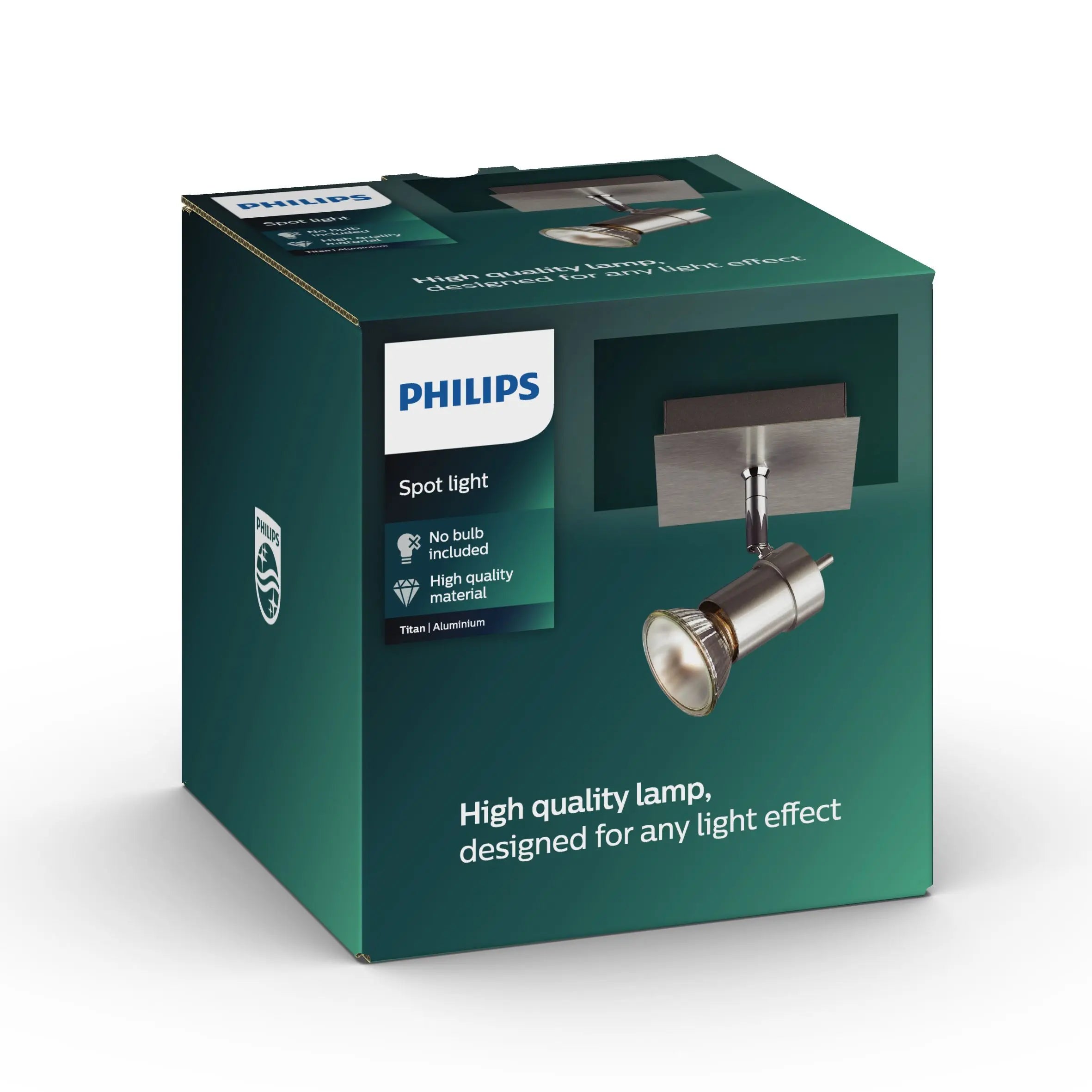 TITAN single spot aluminium 1x50W 230V