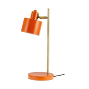 Ocean Bordlampe E14 H43 cm, orange/messing
