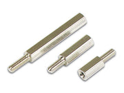 Afstandsmøtrik - 30mm stål, hun til han (M3)