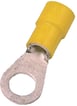 Ringkabelsko isoleret gul 4-6mm2 M8 DIN46237