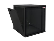 19" væg-rackskab - 15U B540xD550mm, Sort