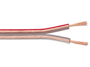 Højttalerledning - 2x0,5mm² OFC, Transparent (50m)
