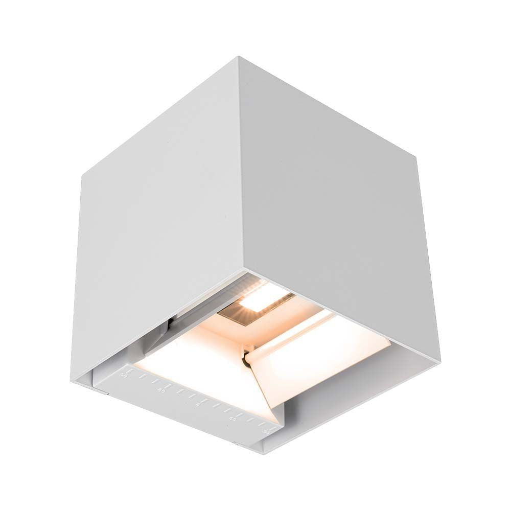 V-Tac 3W Solcelle væglampe LED - Hvid, sensor, IP65 - Effekt: 9W, 860lm, vejr- og vandtæt (IP65)
