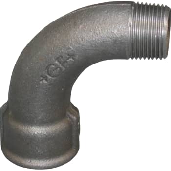 3/8" Sort bøjning 90° muffe/nippel