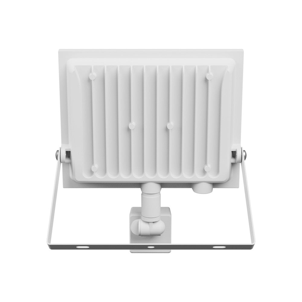 Projektør med PIR sensor: Noctis Lux 4, 50W, Varm hvid, IP44, Hvid, 230V, 176x221x53mm