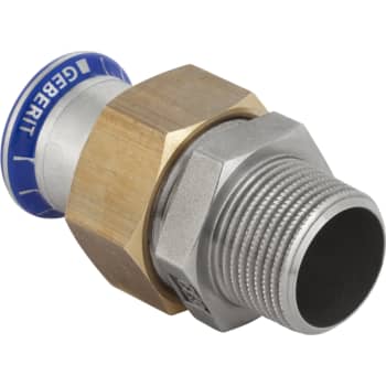 18mm x 3/4" union muf/nip Mapress RF/messing