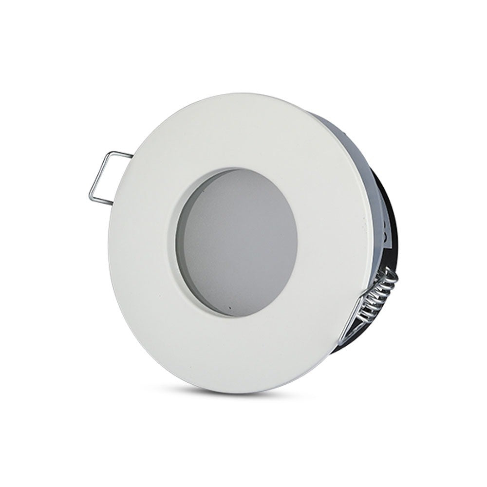 GU10 lampe - rund, hvid IP54 udendørs væglampe til havebelysning