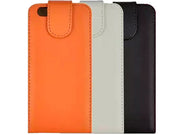 Flip case cover til iPhone 6+/7+/8+ (5,5") - PU læder, Sort