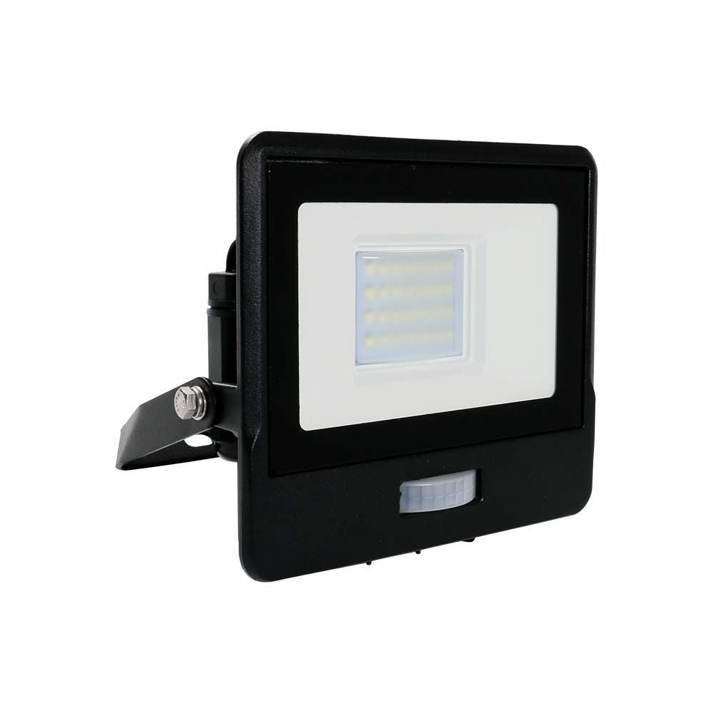 V-Tac 20W LED projektør med sensor - SMD, Samsung LED chip - 5 års garanti