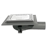 Purus miniMAX 50 mm afløbsskål til beton, u/studs, vandret, lav