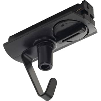 Adapter 1F med krog, sort