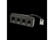 Telefonsplitter - RJ45 (8P8C) han til 4 x RJ11 (6P4C) hun