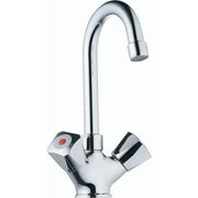 Børma Standard med C-tud, krom, 2-grebs, 100mm
