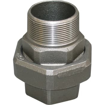 3/8" Sort union muffe/nippel