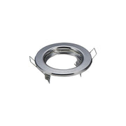 Downlight kit med kromfinish, uden lyskilde - Hul: Ø6,5 cm, Mål: Ø8 cm, vælg MR16 eller GU10 fatning