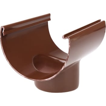 Plastmo tudstykke, 11", Ø75mm, brun
