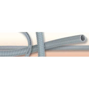 Panserplastslange nr.9, 11 x 15,6 mm, pvc, grå