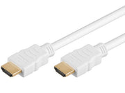HighSpeed HDMI 1.4 kabel - 2 x HDMI han m.E, Hvid (5m)