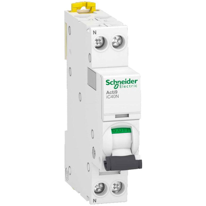 Schneider automatsikring 13A 1P+N C 1M 6/10kA