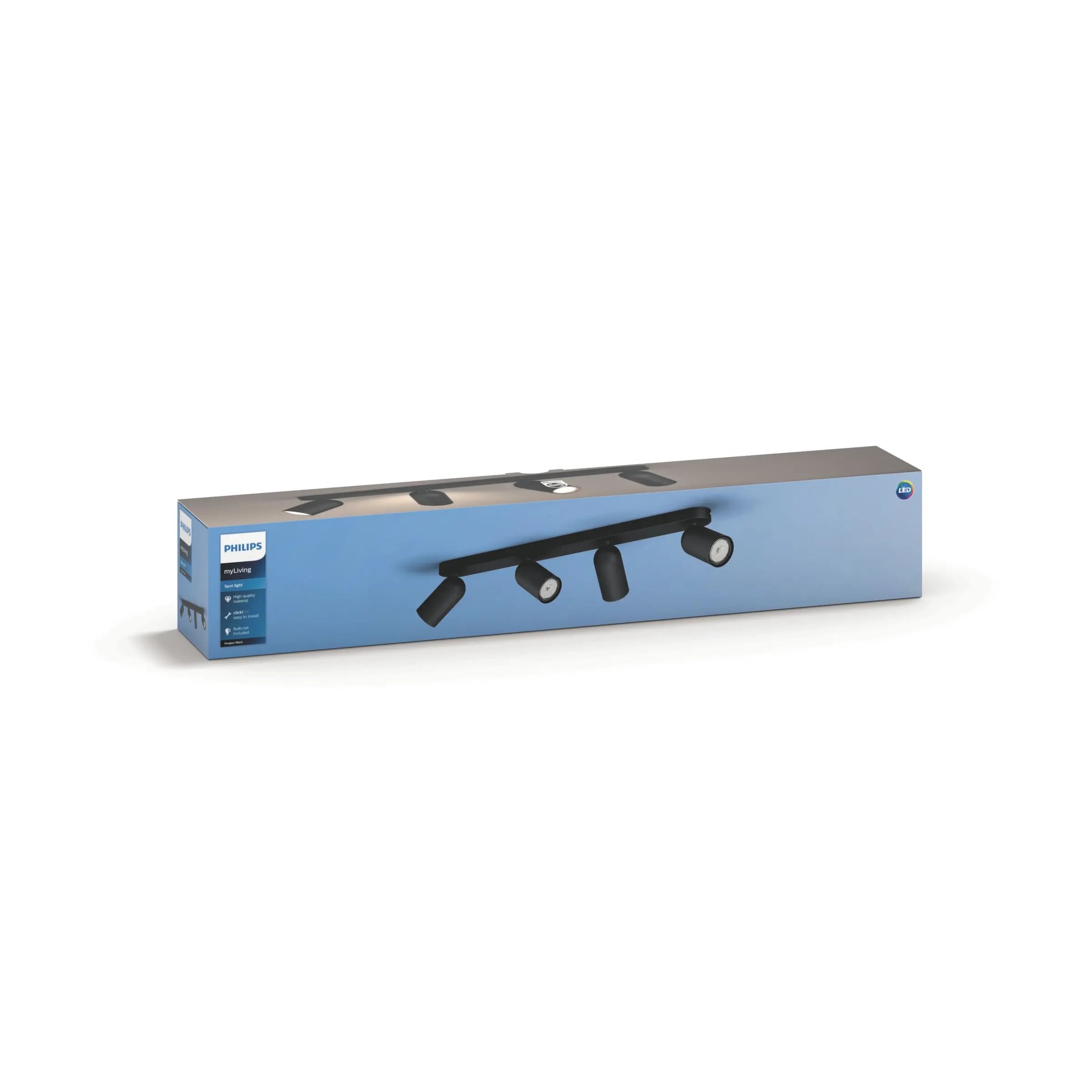 PONGEE bar/tube black 4xNW