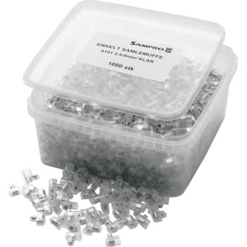 Samlemuffe 2,5 mm² enkelt klar (bulk 1000 stk)