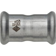 28 mm TURBO Inox dobbeltmuffe