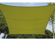 Kvadratisk solsejl - 5 x 5m, LIME GRØN