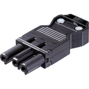 GST18I3 Stik skrue 250V/20A hun 0,75-2,5mm2 Ø=6,5-10,5mm sort 92.931.3053.1