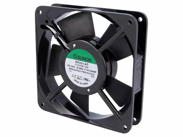 AC blæser - 120x120x25mm 230V 90mA 19W m. kugleleje