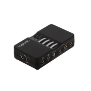 USB 8 kanals 7.1 sound box m. optisk toslink (S/PDIF)