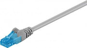 CAT6a patchkabel - U/UTP, halogenfri, CU, Grå (7,5m)