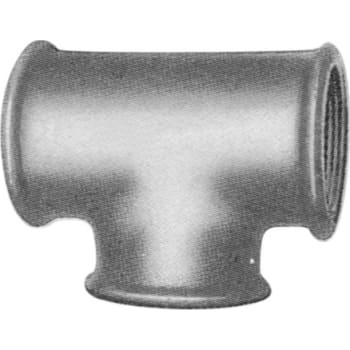 1/4" Galvaniseret tee