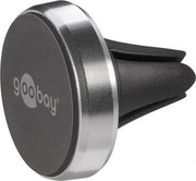 Magnetisk smartphone holder - Med Vent Clip (Ø45mm), Sort