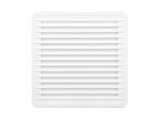 Kvadratisk ventilationsrist - Ø150, 170x170x11,5mm, Hvid