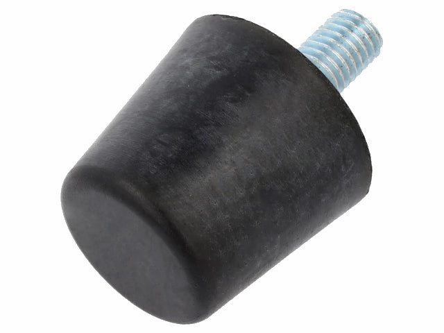 Vibrationsdæmp. gummifod - M10x20mm gevind, Ø38mm, konisk