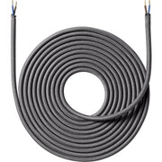 Stofledning 4 meter, Mørkegrå