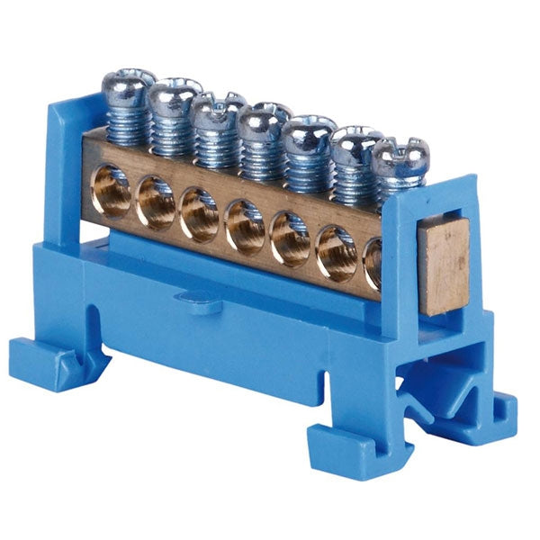 Nulklemme for DIN-skinne