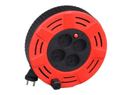 Kabeltromle - 4 x DK blindjord, 230V, IP20 (8m)
