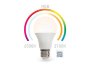 A60 Smart Wi-Fi pære - RGB, Kold & varm hvid 8,5W E27