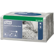 Tork industriaftørringsklude 520350 W8, 1-lags, grå, 55 ark