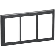 LK Fuga ramme SOFT 63 3x1½m - koksgrå