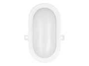 Udendørs LED skotlampe - Oval 6W Varm Hvid (IP54)