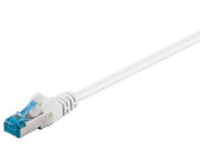 S/FTP netværkskabel - CAT6a PiMF Halogenfri, Hvid (3m)