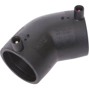 FUSAMATIC ELSVEJSEVINKEL 250 MM X 45° PE SDR11 PN16 AUTO-PIN