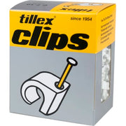 Clips 7-10/25 mm hvid (400)