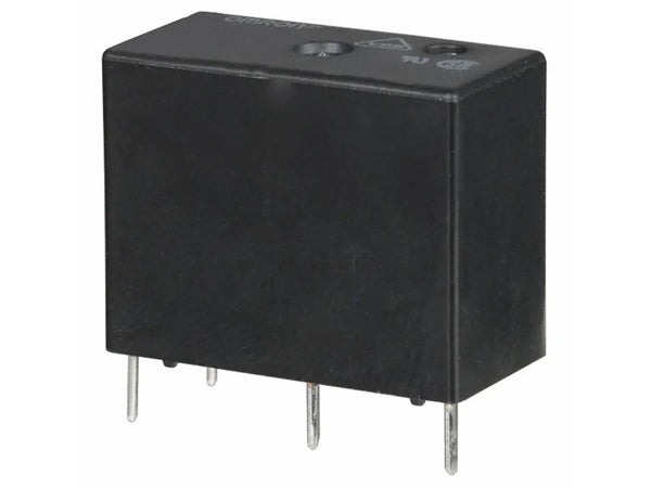 Miniature relæ - 12VDC / 5A, 1 x skifte (10x16x20mm)