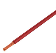 Silikoneledning - 0,5mm² højflexibel, rød (metervare)